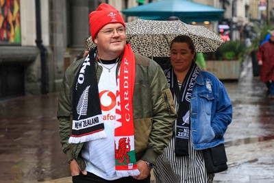 221125 - Wales v New Zealand - Quilter Nations Series - Wales fans before todays game