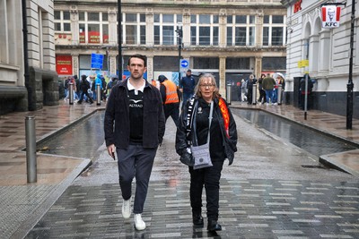 221125 - Wales v New Zealand - Quilter Nations Series - New Zealand fans before todays game 