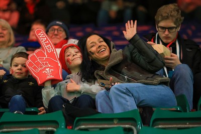 221125 - Wales v New Zealand - Quilter Nations Series - Wales fan before game 
