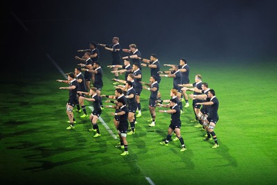 221125 - Wales v New Zealand - Quilter Nations Series - New Zealand perform the Haka