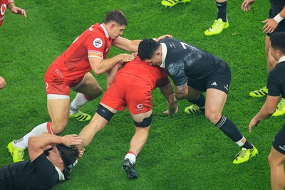 221125 - Wales v New Zealand - Quilter Nations Series - Du’Plessis Kirifi of New Zealand  