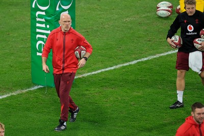221125 - Wales v New Zealand - Quilter Nations Series - Wales Head Coach Steve Tandy