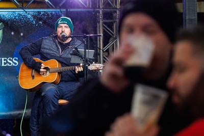 221125 - Wales v New Zealand - Quilter Nations Series - Wales fans in the Fanzone