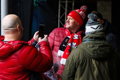 221125 - Wales v New Zealand - Quilter Nations Series - Wales fans in the Fanzone