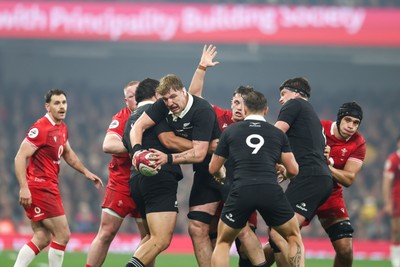 221125 - Wales v New Zealand - Quilter Nations Series - Fabian Holland of New Zealand