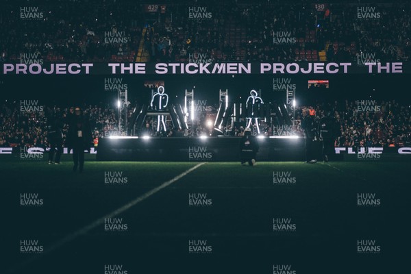 221125 - Wales v New Zealand - Quilter Nations Series - Half Time Stickmen Project Show 