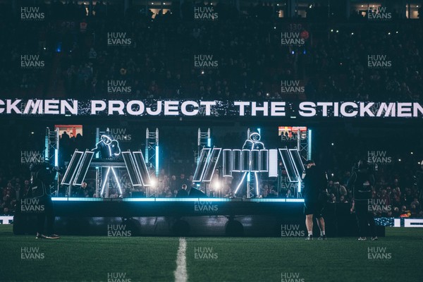 221125 - Wales v New Zealand - Quilter Nations Series - Half Time Stickmen Project Show 