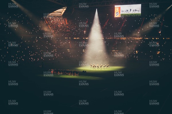 221125 - Wales v New Zealand - Quilter Nations Series - New Zealand Haka ahead of the game 