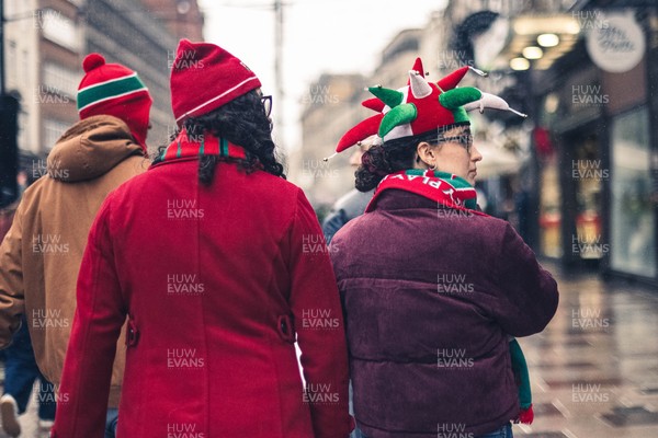 221125 - Wales v New Zealand - Quilter Nations Series - Fans ahead of the game 