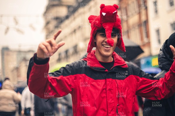 221125 - Wales v New Zealand - Quilter Nations Series - Fans ahead of the game 