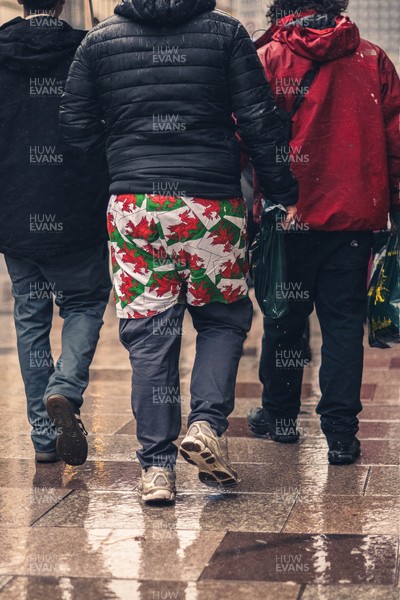 221125 - Wales v New Zealand - Quilter Nations Series - Fans ahead of the game 