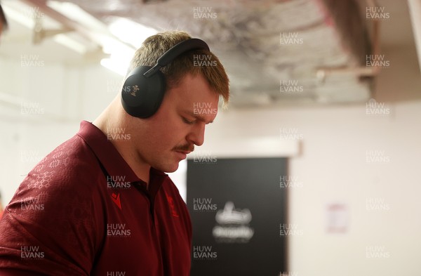221125 - Wales v New Zealand All Blacks - Quilter Nations Series - Dewi Lake of Wales arrives at the stadium