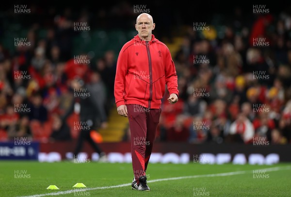 221125 - Wales v New Zealand All Blacks - Quilter Nations Series - Wales Head Coach Steve Tandy 