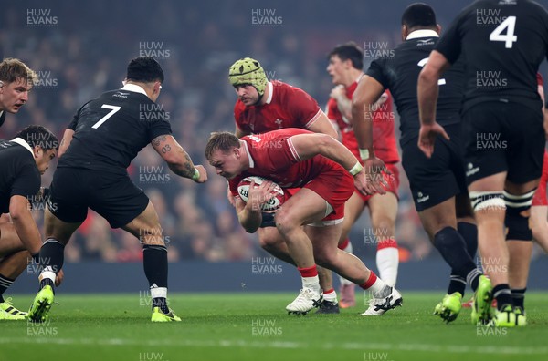221125 - Wales v New Zealand All Blacks - Quilter Nations Series - Dewi Lake of Wales 