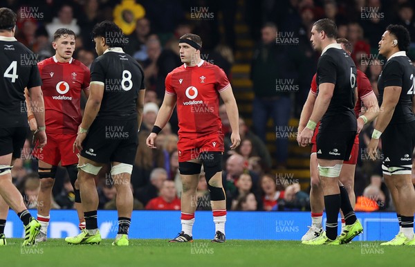 221125 - Wales v New Zealand All Blacks - Quilter Nations Series - Morgan Morse of Wales on his debut