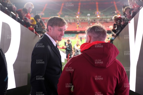 221125 - Wales v New Zealand All Blacks - Quilter Nations Series - New Zealand All Blacks Head Coach Scott Robertson 