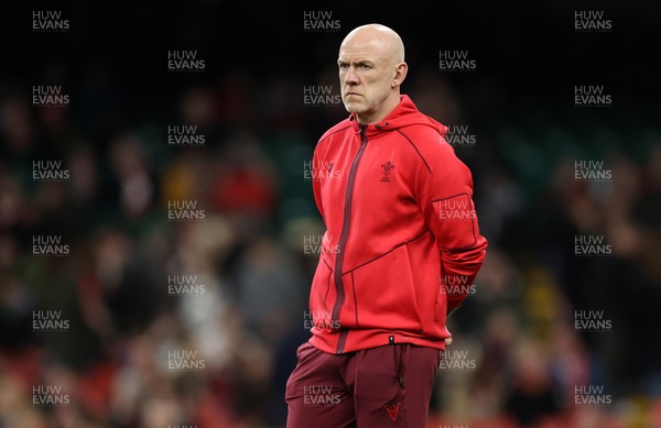 221125 - Wales v New Zealand All Blacks - Quilter Nations Series - Wales Head Coach Steve Tandy 
