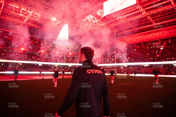221125 - Wales v New Zealand All Blacks - Quilter Nations Series - Max Llewellyn of Wales 