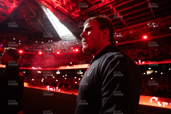 221125 - Wales v New Zealand All Blacks - Quilter Nations Series - Archie Griffin of Wales 