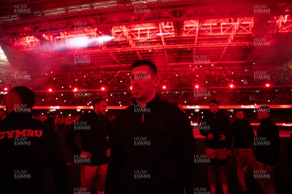 221125 - Wales v New Zealand All Blacks - Quilter Nations Series - Adam Beard of Wales 