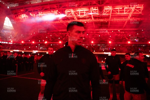 221125 - Wales v New Zealand All Blacks - Quilter Nations Series - Adam Beard of Wales 