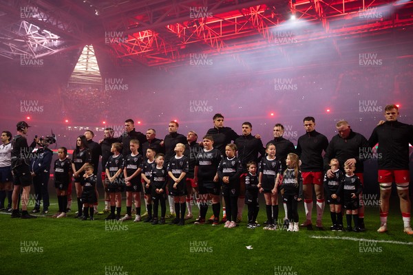 221125 - Wales v New Zealand All Blacks - Quilter Nations Series - Wales anthem