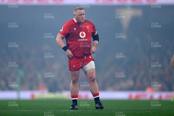 221125 - Wales v New Zealand All Blacks - Quilter Nations Series - Keiron Assiratti of Wales 