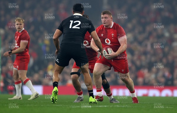 221125 - Wales v New Zealand All Blacks - Quilter Nations Series - Rhys Carre of Wales 