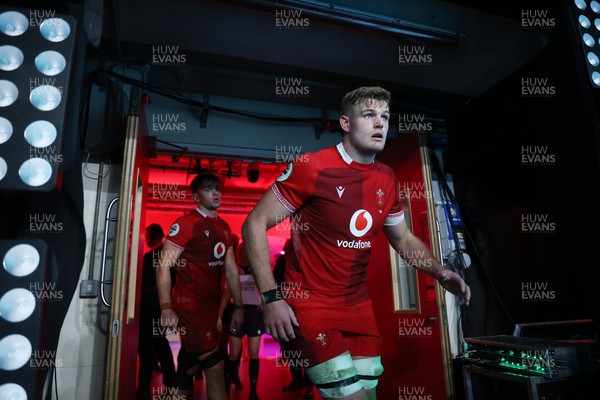 221125 - Wales v New Zealand All Blacks - Quilter Nations Series - Taine Plumtree of Wales 