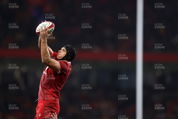 221125 - Wales v New Zealand All Blacks - Quilter Nations Series - Dafydd Jenkins of Wales 