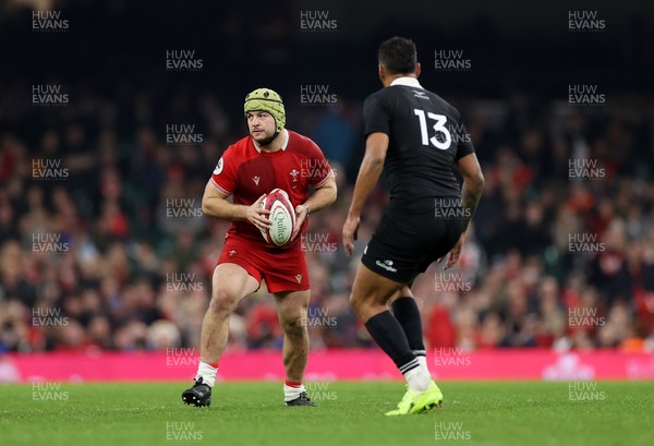 221125 - Wales v New Zealand All Blacks - Quilter Nations Series - Harri Deaves of Wales 