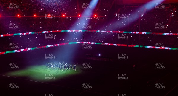 221125 - Wales v New Zealand, Quilter Nations Series - A general view of the Principality Stadium during the New Zealand Haka