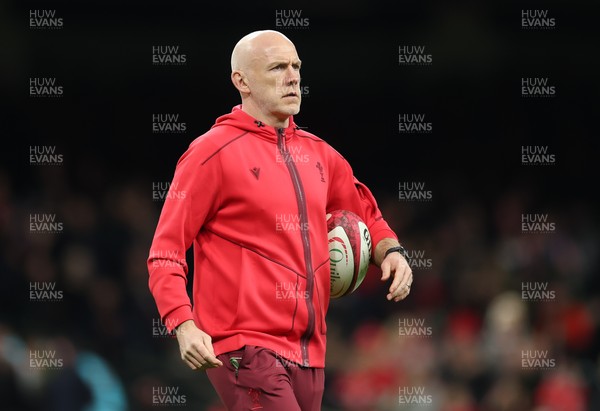 221125 - Wales v New Zealand, Quilter Nations Series - Wales head coach Steve Tandy
