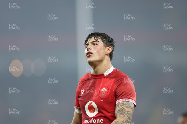 221125 - Wales v New Zealand, Quilter Nations Series - Louis Rees-Zammit of Wales