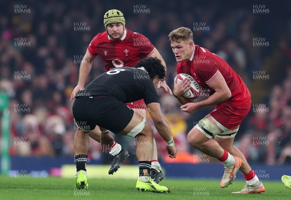 221125 - Wales v New Zealand, Quilter Nations Series - Taine Plumtree of Wales
