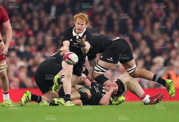 221125 - Wales v New Zealand, Quilter Nations Series - Finlay Christie of New Zealand  