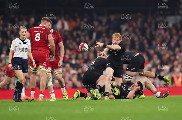 221125 - Wales v New Zealand, Quilter Nations Series - Finlay Christie of New Zealand  