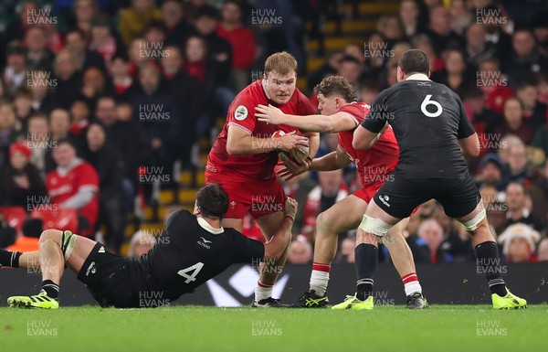 221125 - Wales v New Zealand, Quilter Nations Series - Archie Griffin of Wales