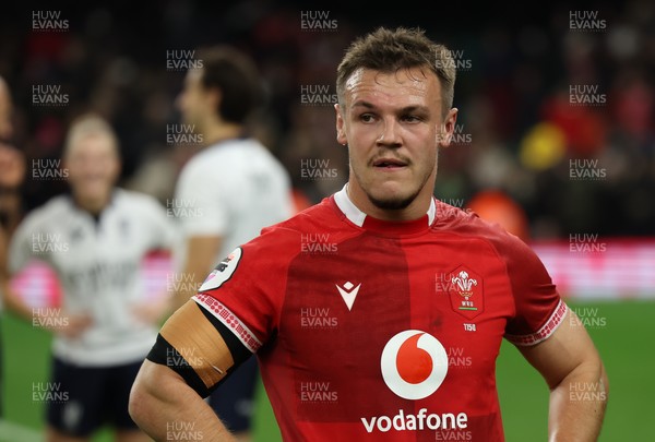 221125 - Wales v New Zealand, Quilter Nations Series - Jarrod Evans of Wales