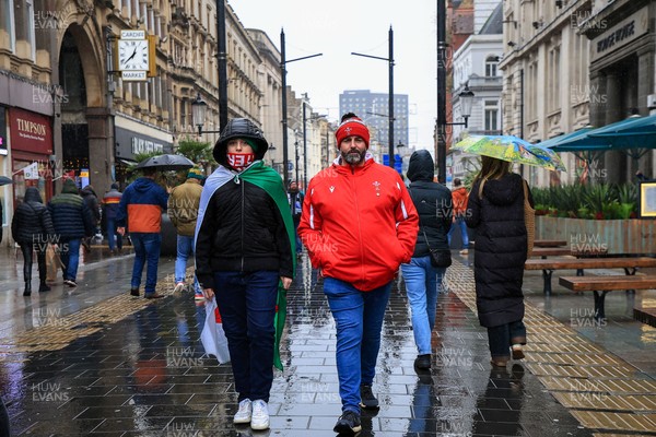 221125 - Wales v New Zealand - Quilter Nations Series - Wales fans before todays game