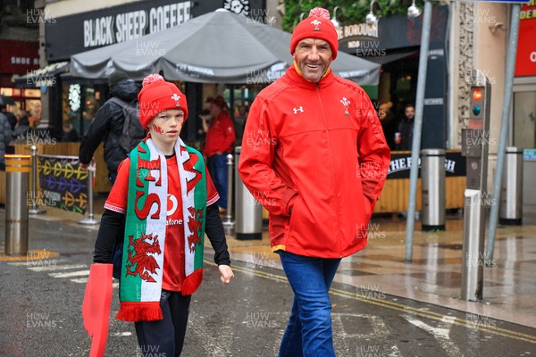 221125 - Wales v New Zealand - Quilter Nations Series - Wales fans before todays game