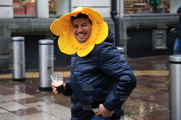 221125 - Wales v New Zealand - Quilter Nations Series - Wales fans before todays game