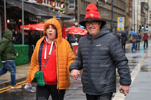 221125 - Wales v New Zealand - Quilter Nations Series - Wales fans before todays game