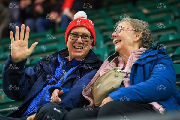 221125 - Wales v New Zealand - Quilter Nations Series - Wales fan before game 