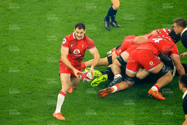 221125 - Wales v New Zealand - Quilter Nations Series - Tomos Williams of Wales