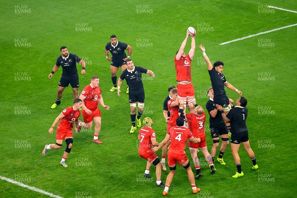 221125 - Wales v New Zealand - Quilter Nations Series - Adam Beard of Wales