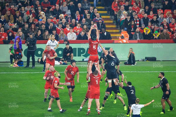 221125 - Wales v New Zealand - Quilter Nations Series - Adam Beard of Wales