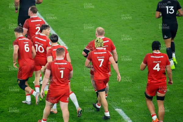 221125 - Wales v New Zealand - Quilter Nations Series - Wales players