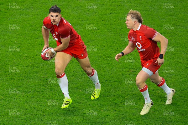 221125 - Wales v New Zealand - Quilter Nations Series - Joe Hawkins of Wales