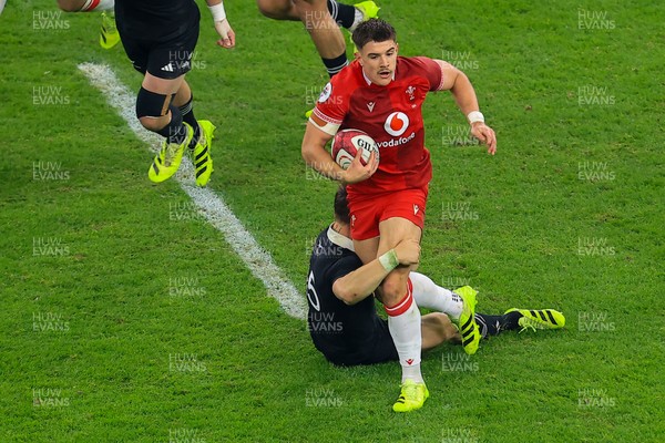 221125 - Wales v New Zealand - Quilter Nations Series - Joe Hawkins of Wales